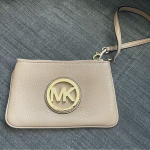 Michael Kors Leather Wristlet